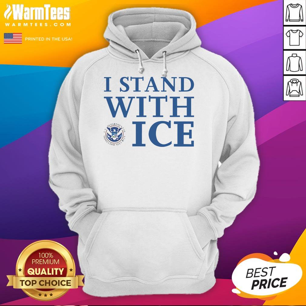Nice I Stand With Ice Logo T-Shirt - Image 2