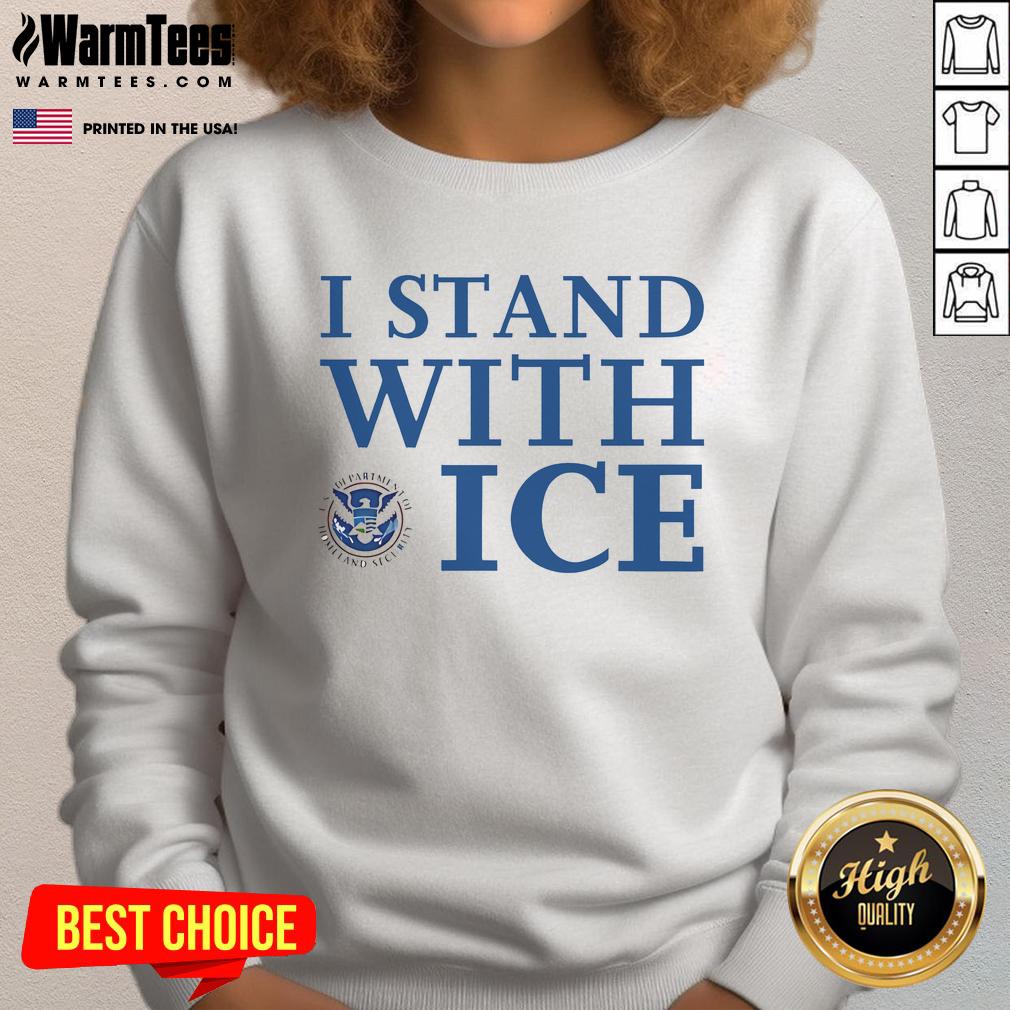 Nice I Stand With Ice Logo T-Shirt - Image 5