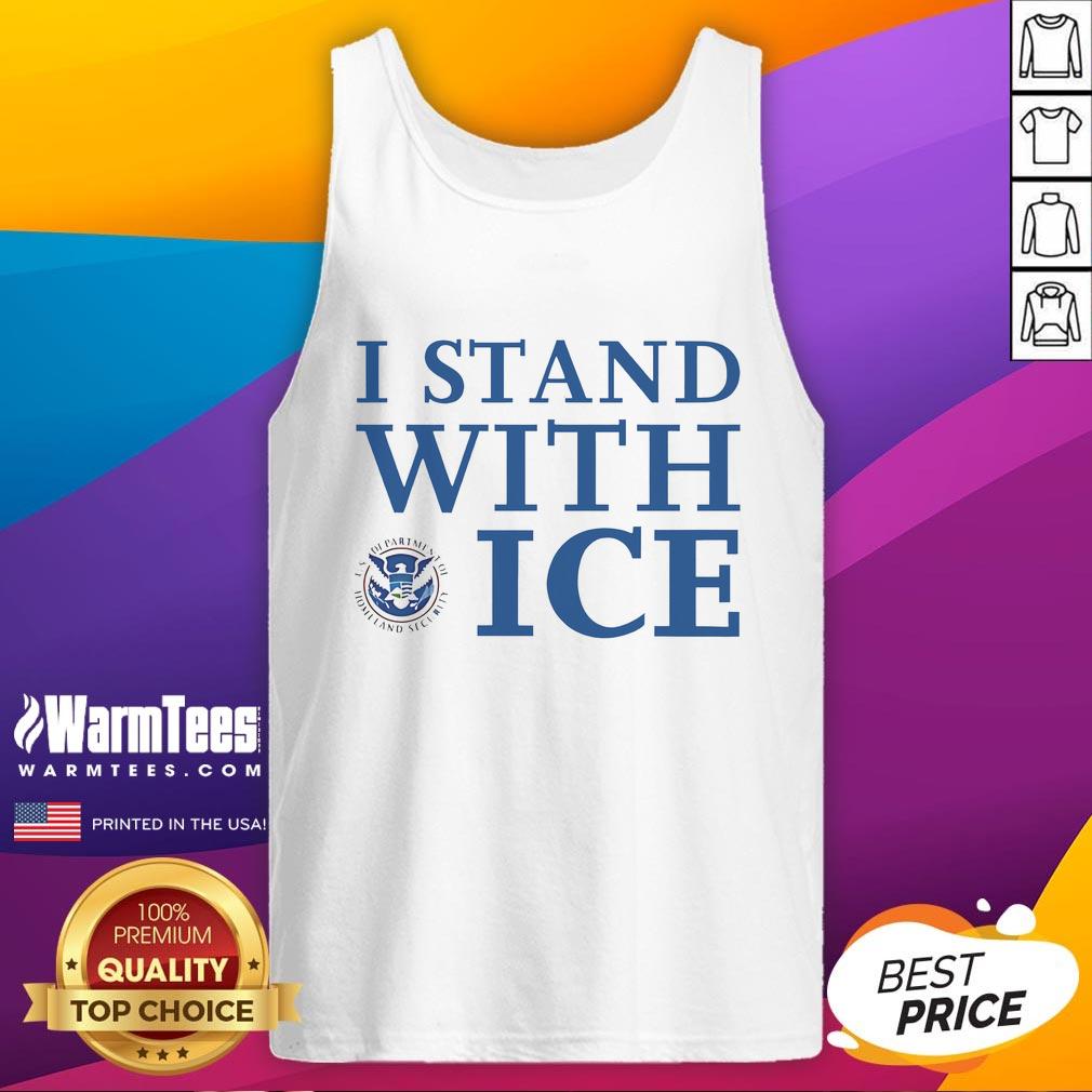 Nice I Stand With Ice Logo T-Shirt - Image 4