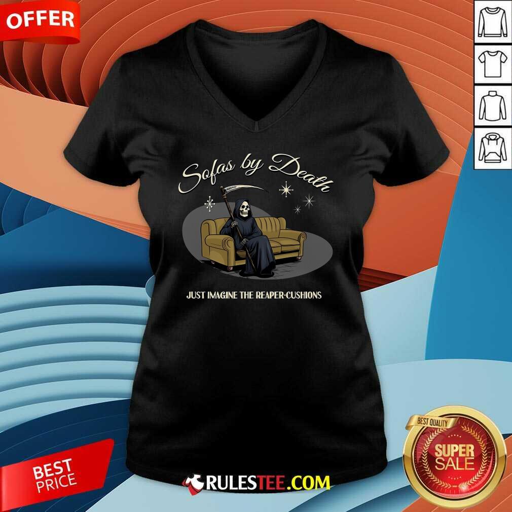 Nice Imagine The Reaper Cushions T-Shirt - Image 4
