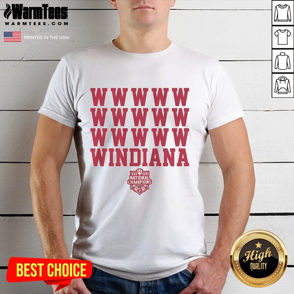 Nice Indiana Football Windiana 2025 National Champions T-Shirt