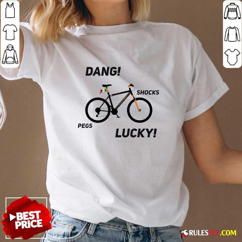 Nice It's A Sledgehammer Dang Shocks Pegs Lucky T-Shirt - Image 2