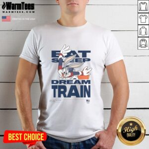 Nice Looney Tunes X Team Usa Eat Sleep Dream Train T-Shirt