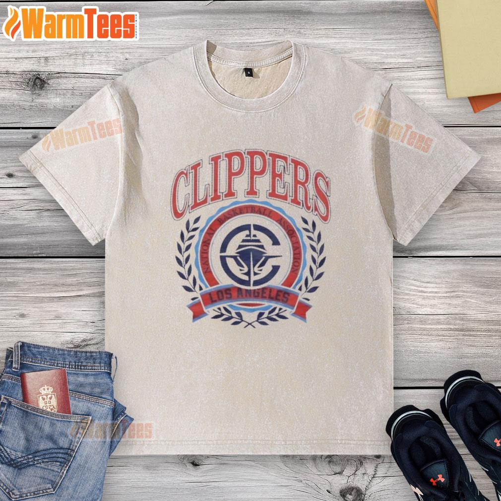 Nice Los Angeles Clippers National Basketball Association Crest T-Shirt - Image 6