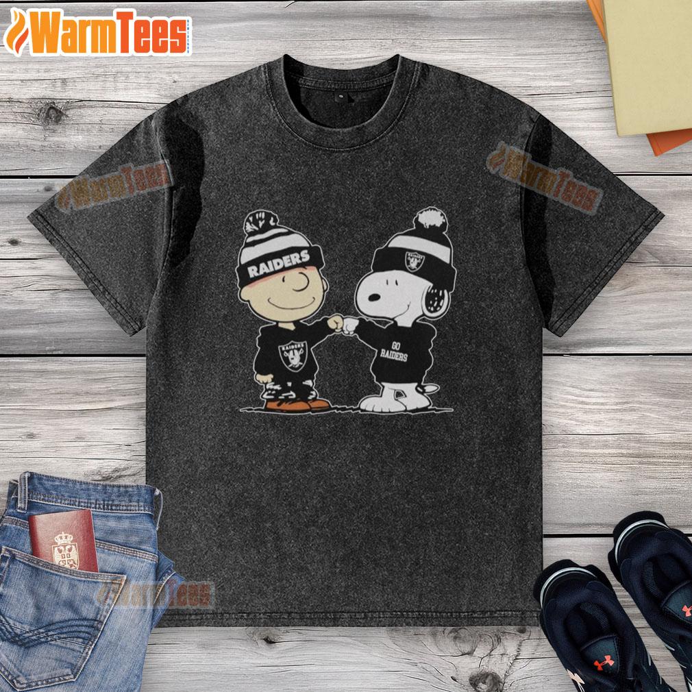 Nice Los Angeles Raiders Snoopy And Charlie Brown Best Friends T-Shirt - Image 6