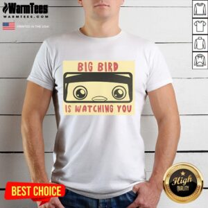 Nice Luca Netz Pudgy Penguins Big Bird Is Watching You T-Shirt