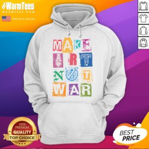 Alternative view of Nice Make Art Not War T-Shirt