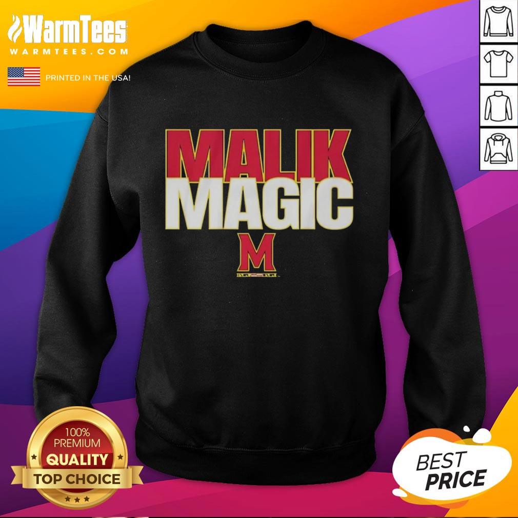 Nice Maryland Terrapins Football Malik Washington Magic T-Shirt - Image 5