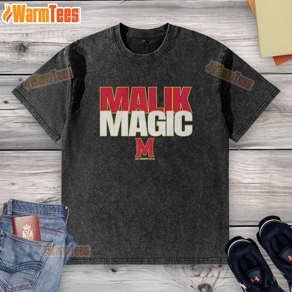 Nice Maryland Terrapins Football Malik Washington Magic T-Shirt - Image 6