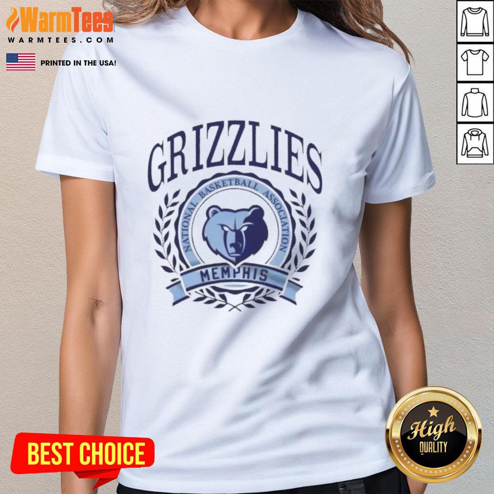 Nice Memphis Grizzlies National Basketball Association Crest T-Shirt - Image 3