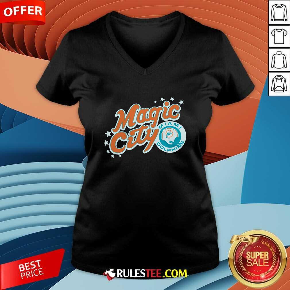 Nice Miami Dolphins Magic City T-Shirt - Image 4
