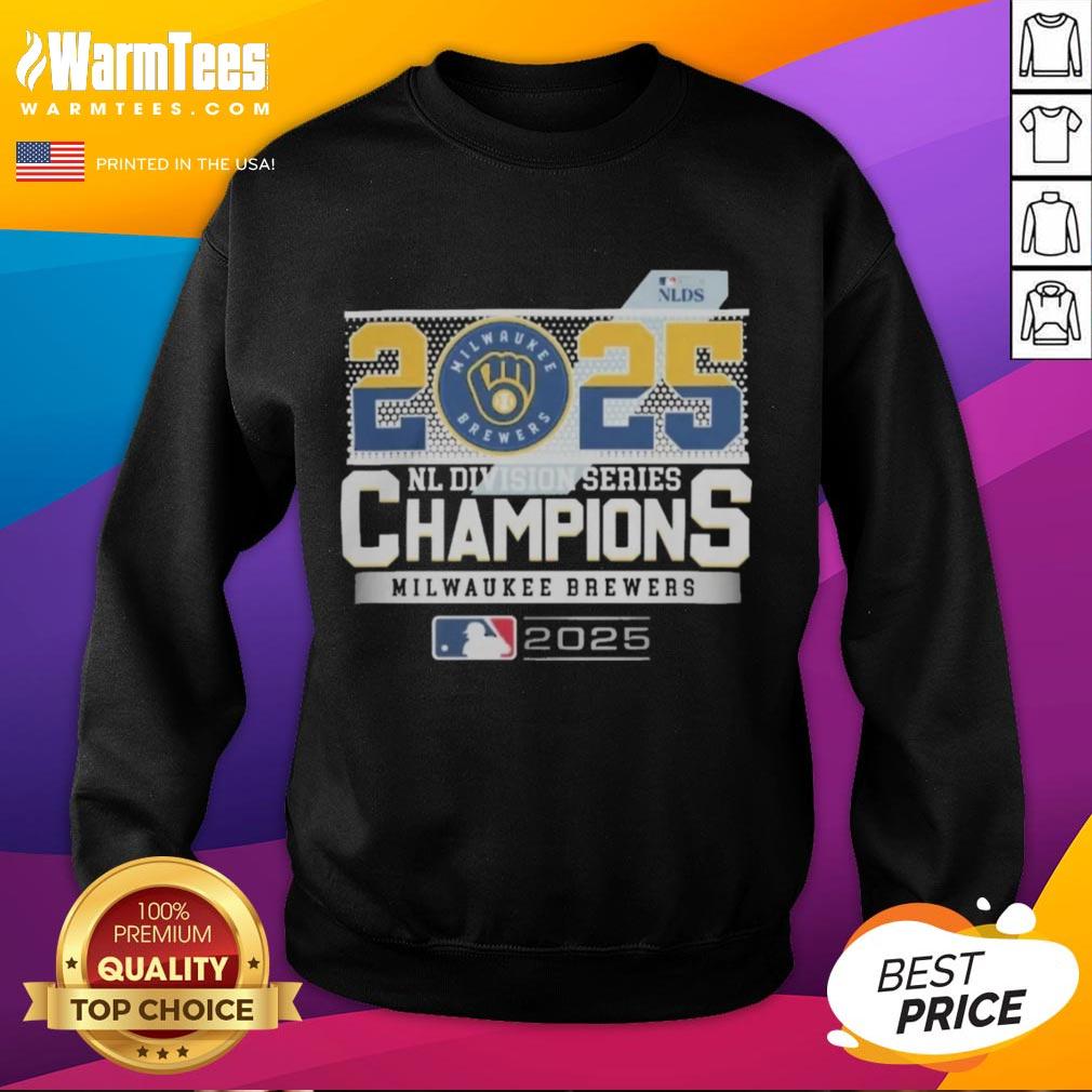 Nice Milwaukee Brewers 2025 NLDS Champions MLB National League Division Series T-Shirt - Image 5