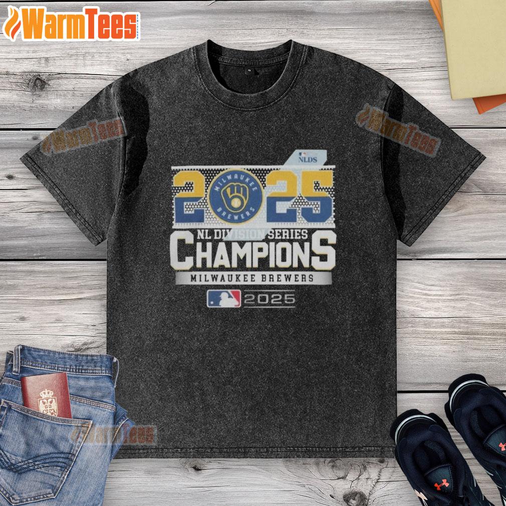 Nice Milwaukee Brewers 2025 NLDS Champions MLB National League Division Series T-Shirt - Image 6