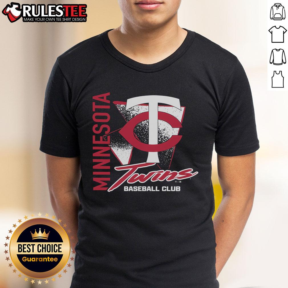 Nice Minnesota Twins Side Arm Baseball Club T-Shirt