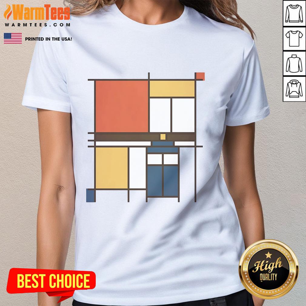 Nice Mondrian Who T-Shirt - Image 3