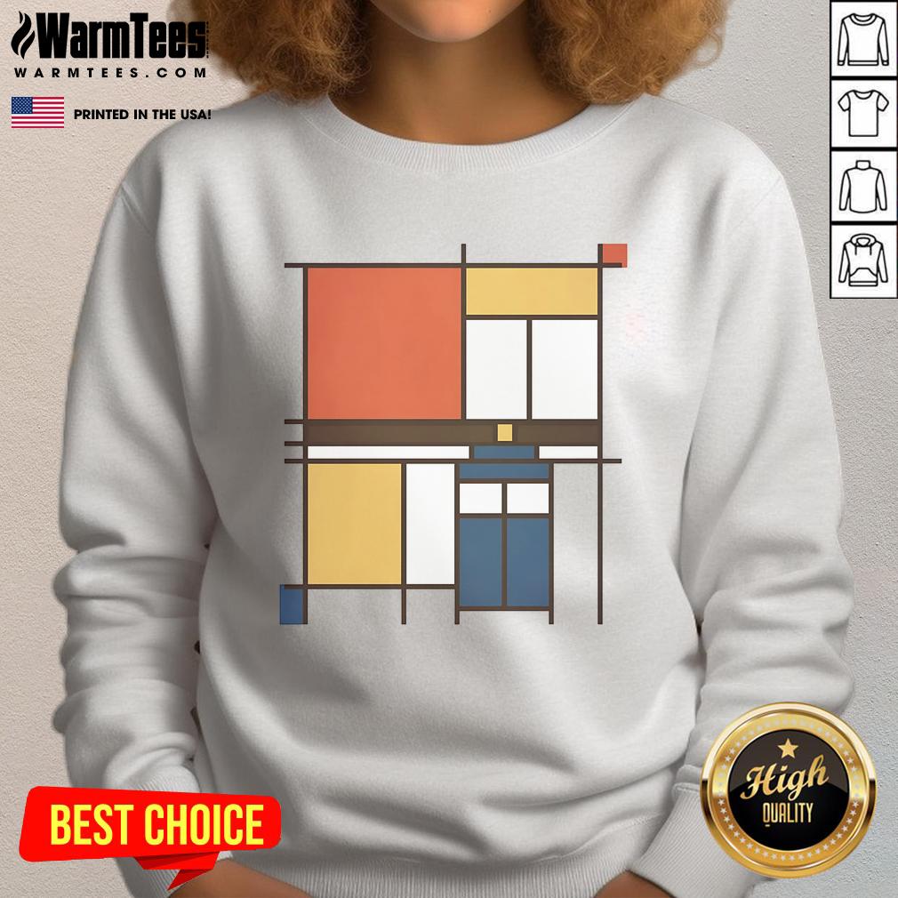 Nice Mondrian Who T-Shirt - Image 5