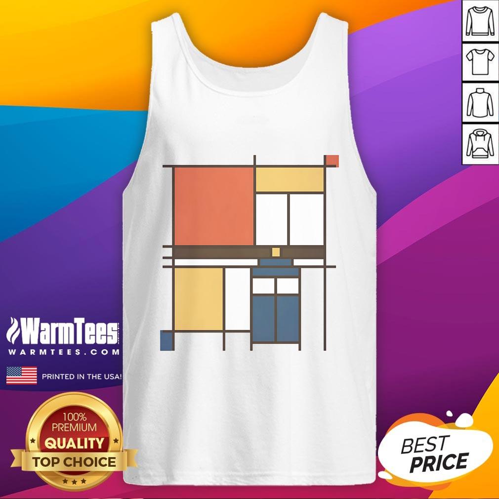 Nice Mondrian Who T-Shirt - Image 4