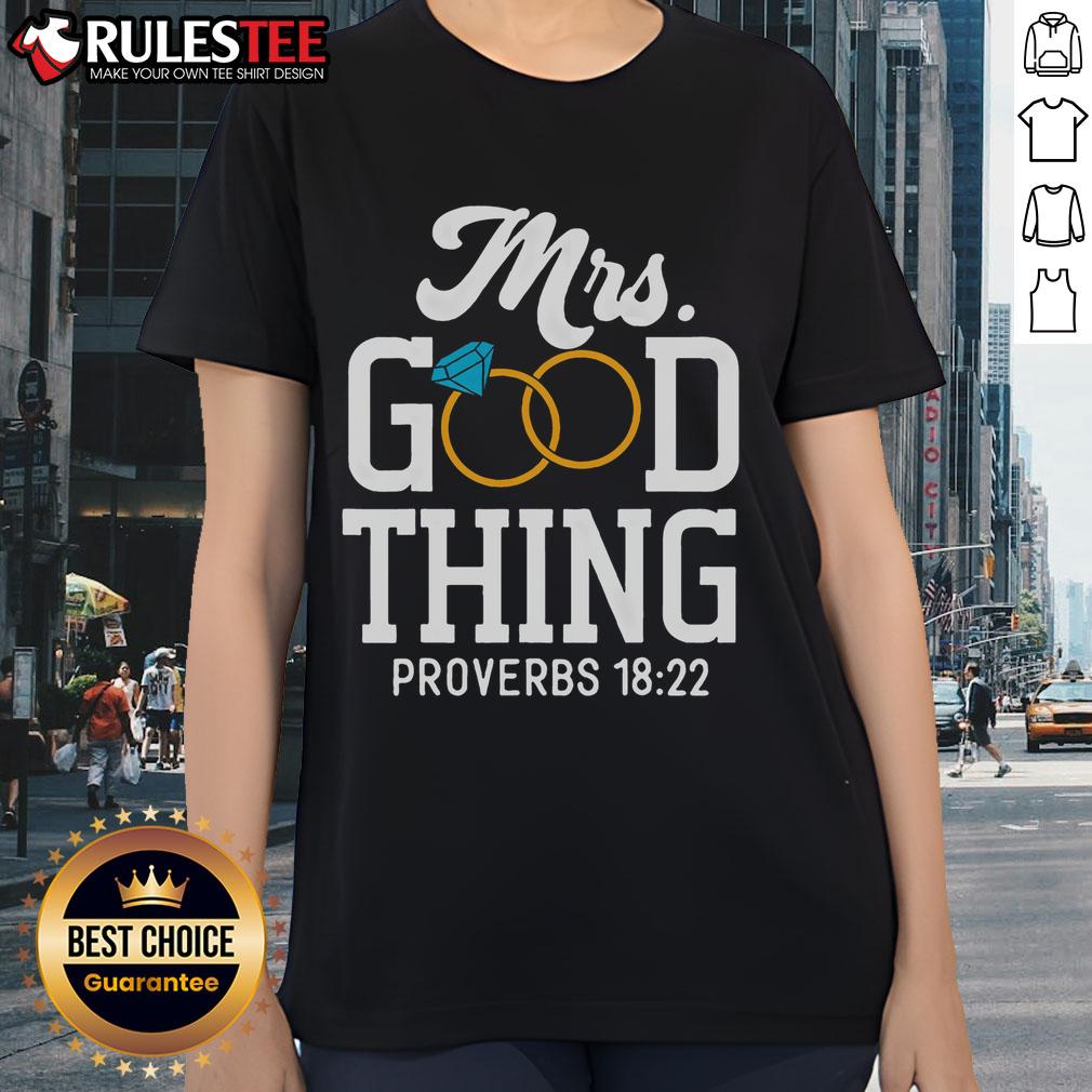 Nice Mrs Good Thing Christian T-Shirt - Image 3