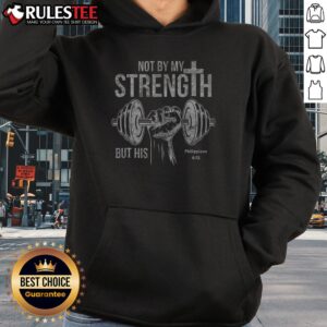 Alternative view of Nice My Strength Christian Bible Gym Workout Weightlifting T-Shirt