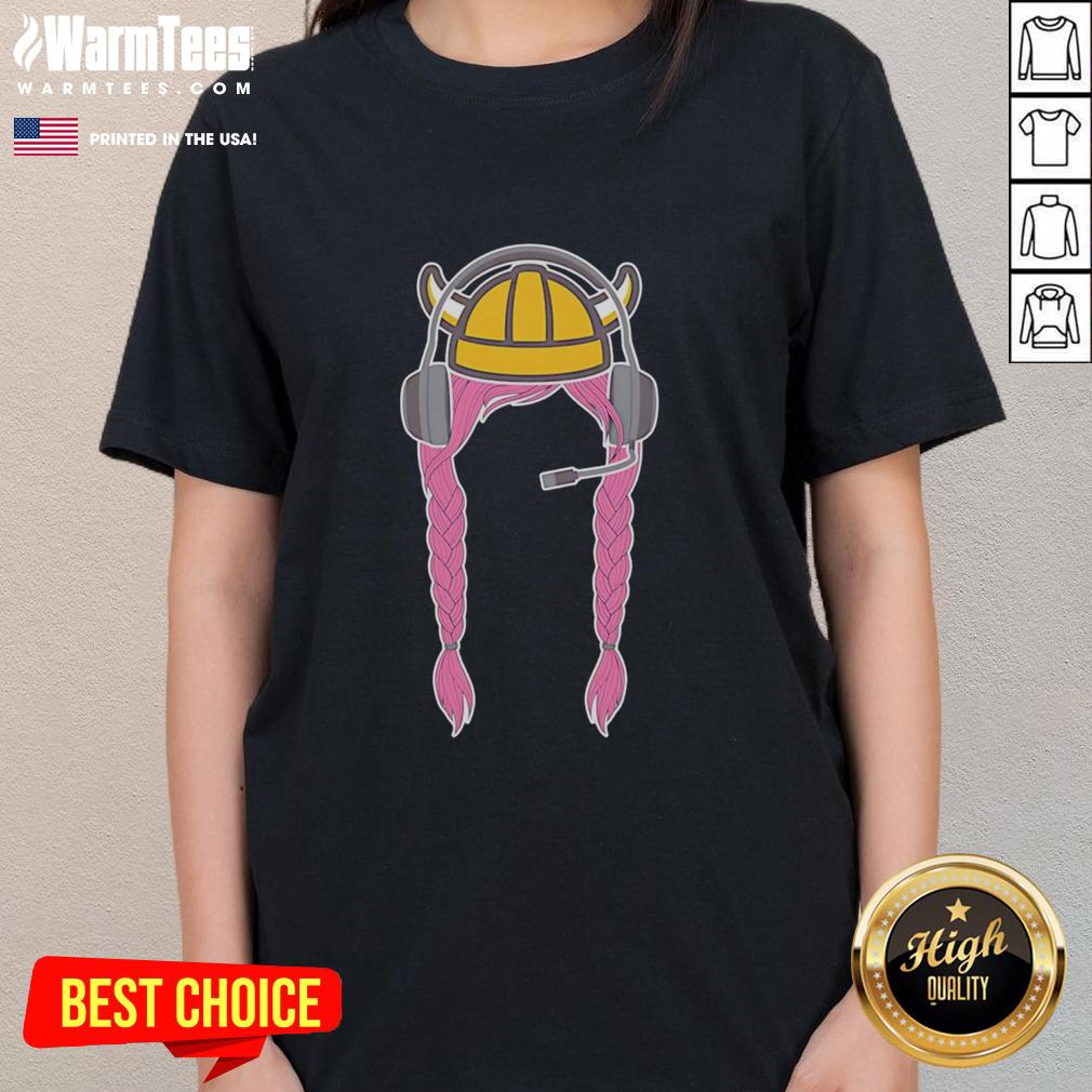 Nice NKU Esports Braids And Helmet T-Shirt - Image 3