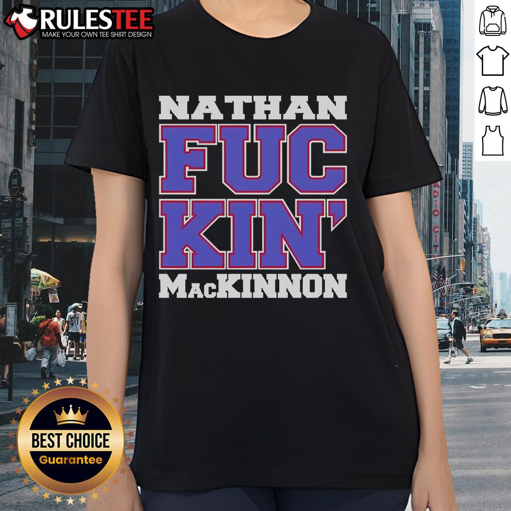 Nice Nathan Fackin' Mackinnon T-Shirt - Image 3