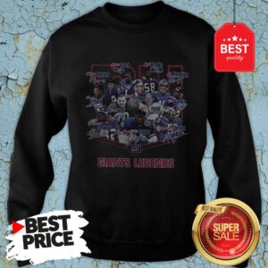 Alternative view of Nice New York Giants Legends Signatures Shirt