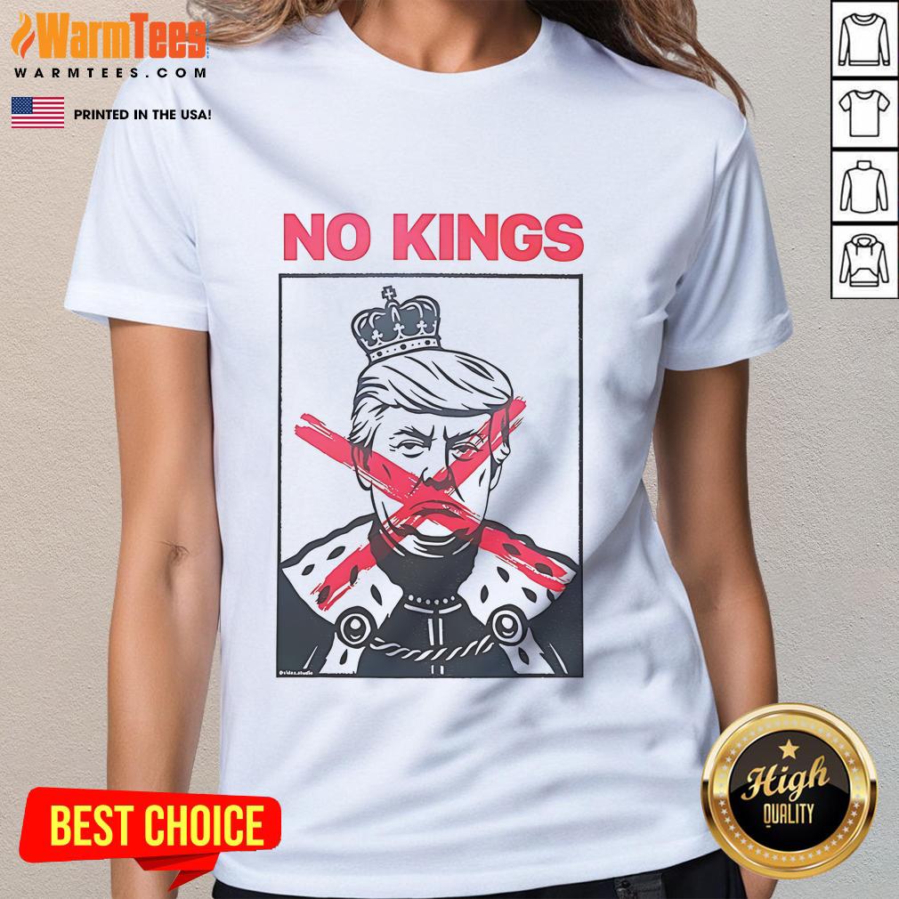 Nice No Kings Trump Paint T-Shirt - Image 3