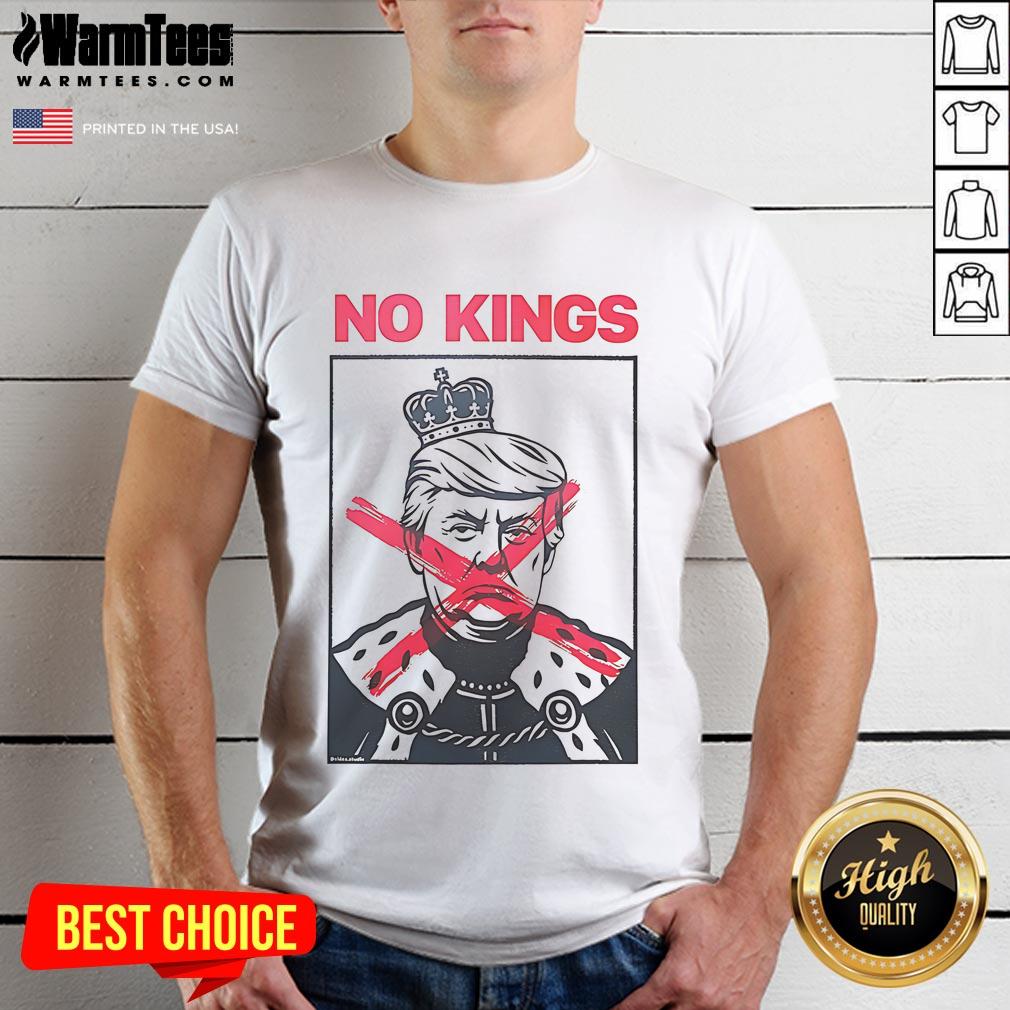 Nice No Kings Trump Paint T-Shirt