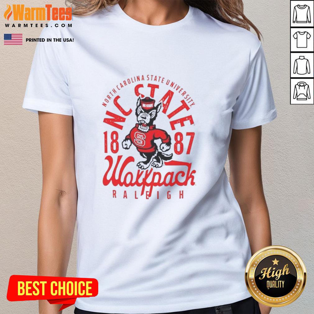 Nice North Carolina State Wolfpack Football 1887 Mascot T-Shirt - Image 3