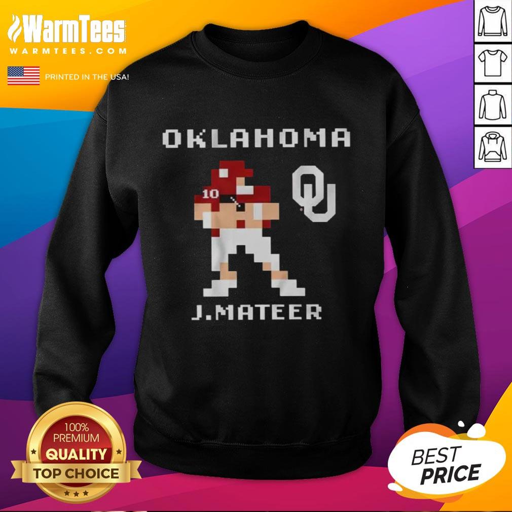 Nice Oklahoma Sooners Football John Mateer Retro Baller T-Shirt - Image 5