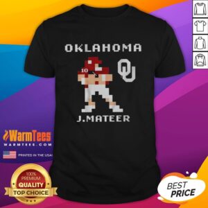 Nice Oklahoma Sooners Football John Mateer Retro Baller T-Shirt