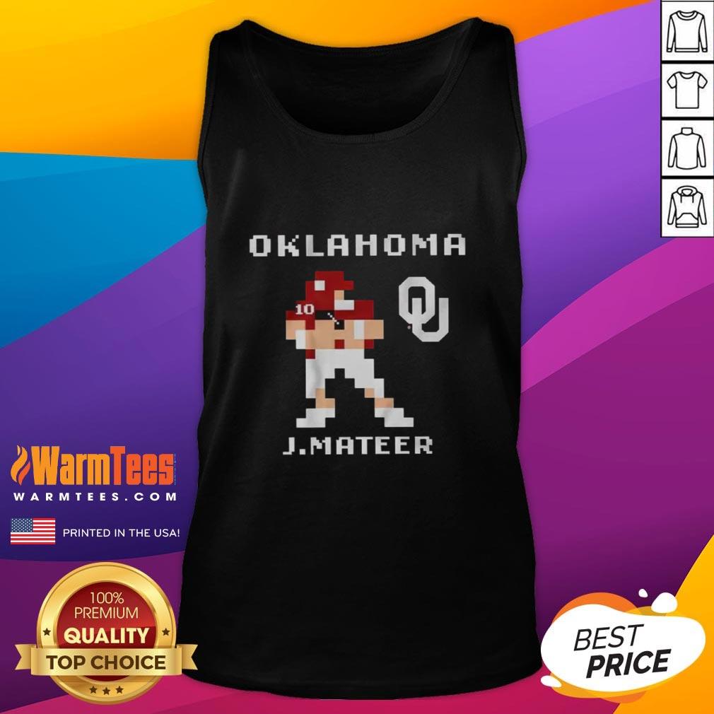 Nice Oklahoma Sooners Football John Mateer Retro Baller T-Shirt - Image 4