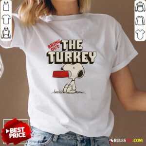 Alternative view of Nice Peanuts Snoopy Bring Out The Turkey T-Shirt