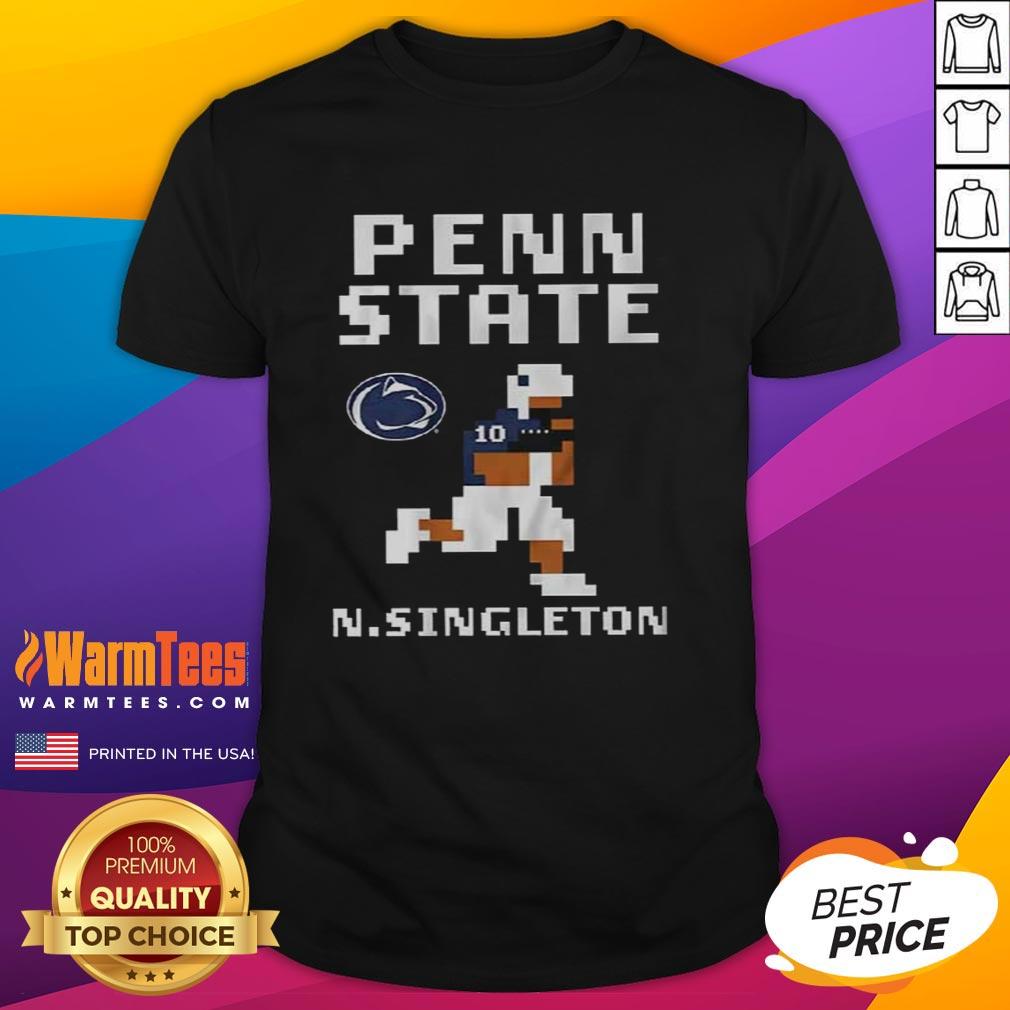 Nice Penn State Nittany Lions Football Nicholas Singleton Retro Baller T-Shirt