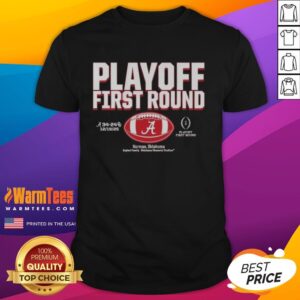 Nice Playoff First Round Alabama Crimson Tide 2025 CFP Winner T-Shirt