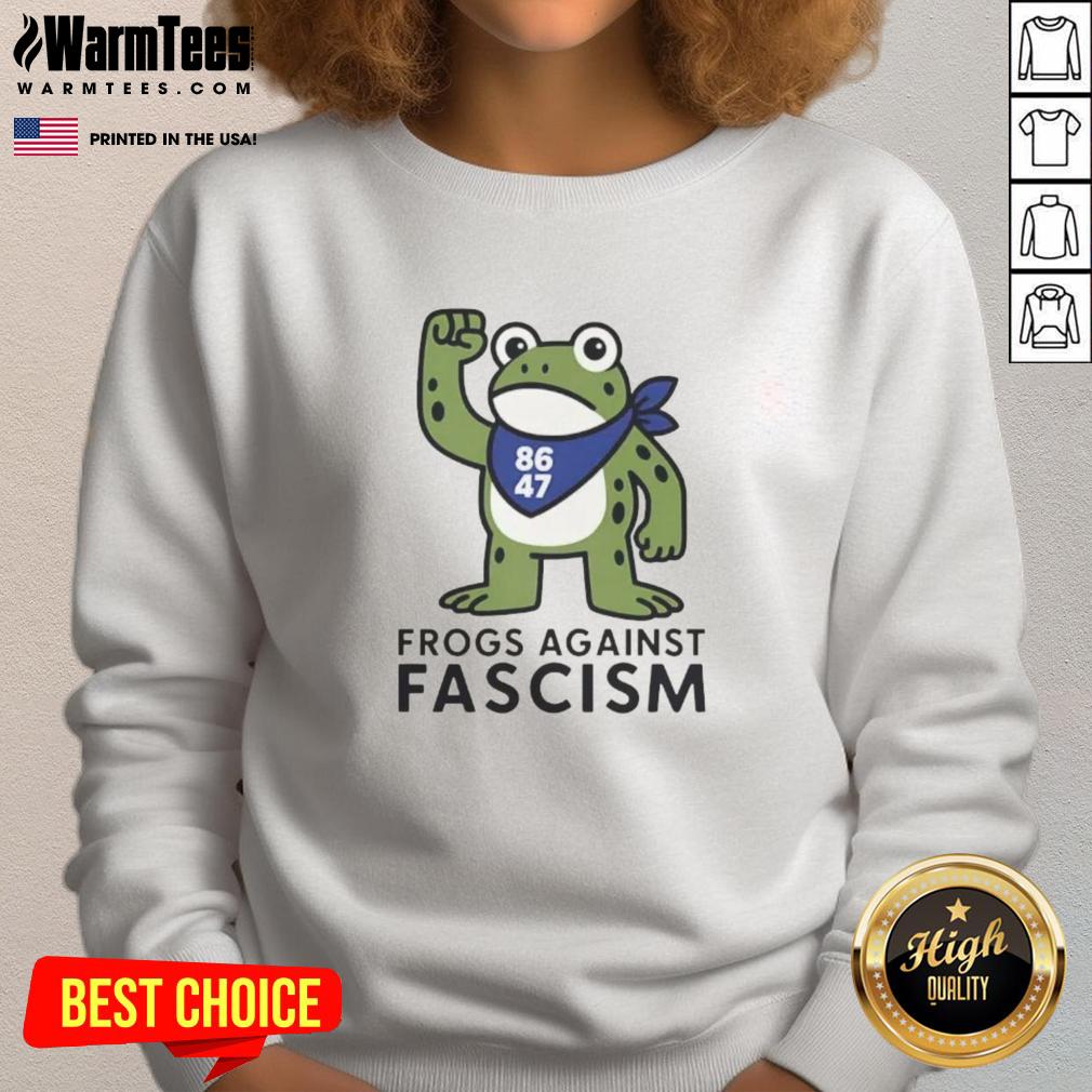 Nice Portland Frog Against Fascism 86 47 T-Shirt - Image 5