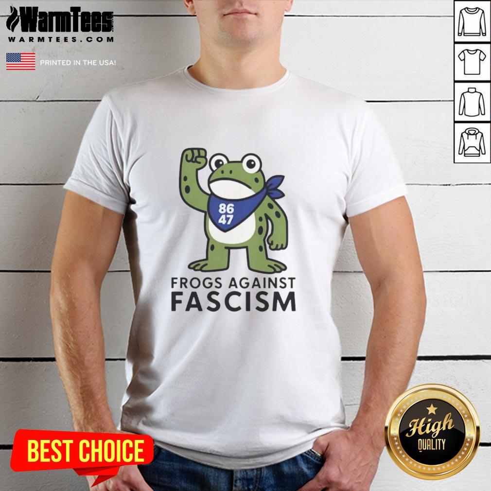 Nice Portland Frog Against Fascism 86 47 T-Shirt