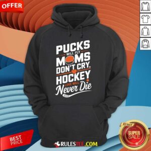 Alternative view of Nice Pucks Will Fly Hockey Love Hockey Mom T-Shirt