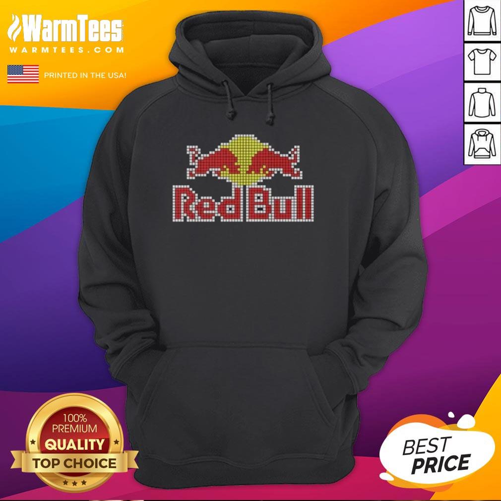 Nice Red Bull 8 Bit Logo T-Shirt - Image 2