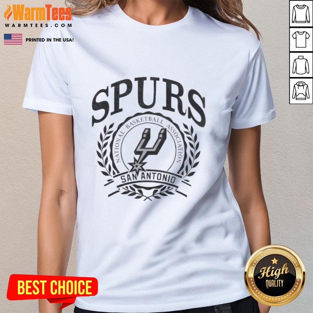 Nice San Antonio Spurs National Basketball Association Crest T-Shirt