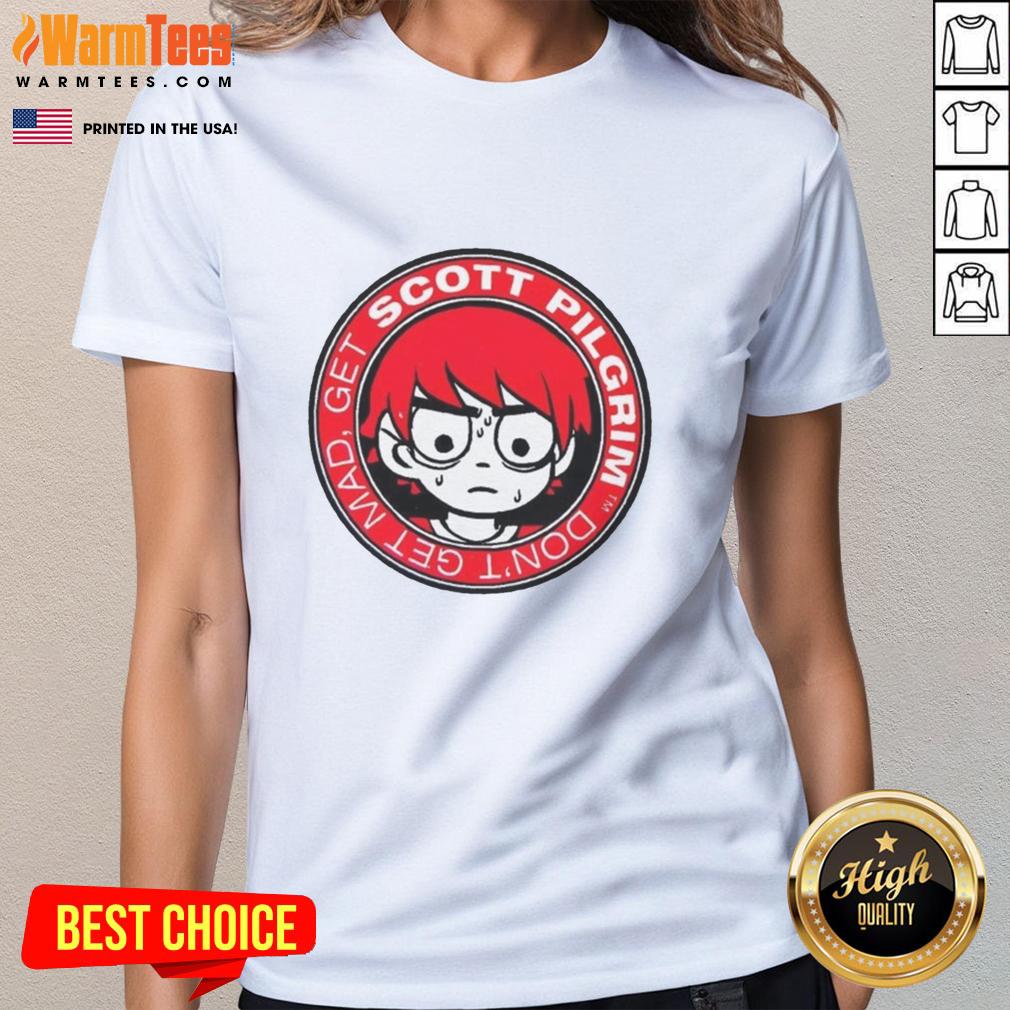 Nice Scott Pilgrim Don't Get Mad Get T-Shirt - Image 3