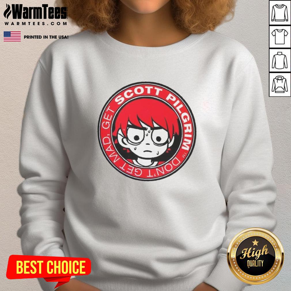 Nice Scott Pilgrim Don't Get Mad Get T-Shirt - Image 5