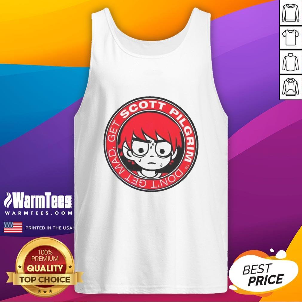 Nice Scott Pilgrim Don't Get Mad Get T-Shirt - Image 4