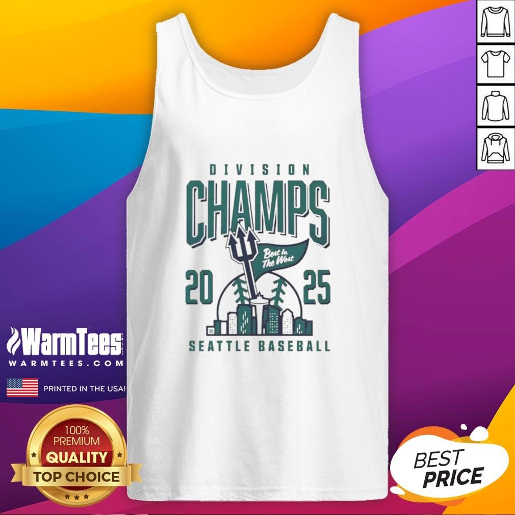 Nice Seattle Mariners 2025 Division Champs Best In The West T-Shirt - Image 4