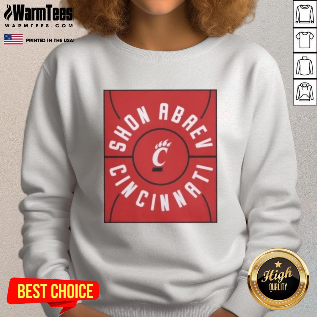 Nice Shon Abaev Full Court Cincinnati Bearcats Basketball T-Shirt - Image 5