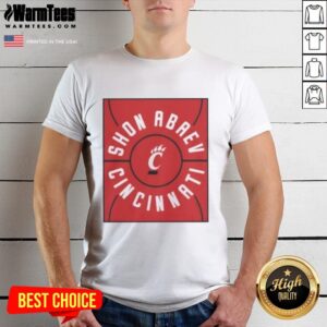 Nice Shon Abaev Full Court Cincinnati Bearcats Basketball T-Shirt