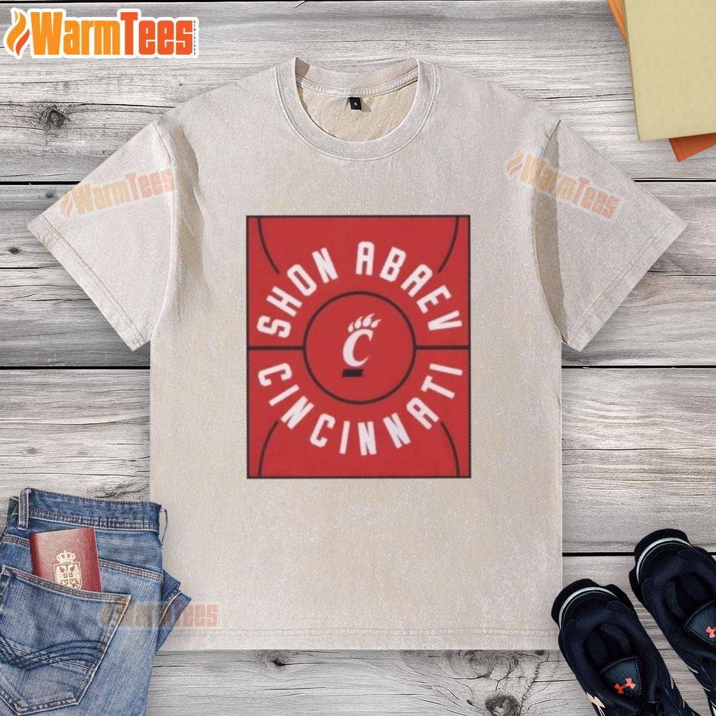 Nice Shon Abaev Full Court Cincinnati Bearcats Basketball T-Shirt - Image 6