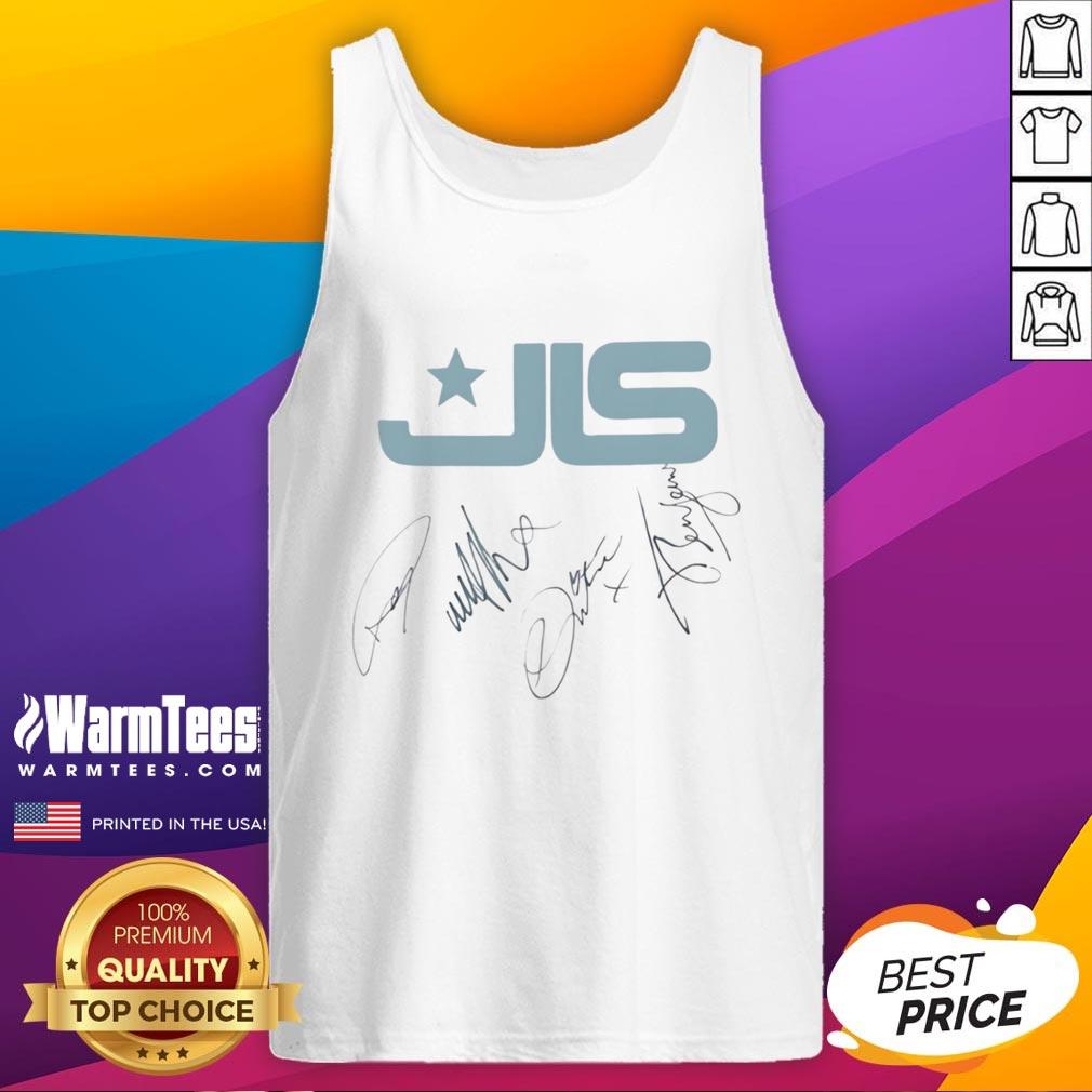 Nice Signed Jls Signature Logo T-Shirt - Image 4