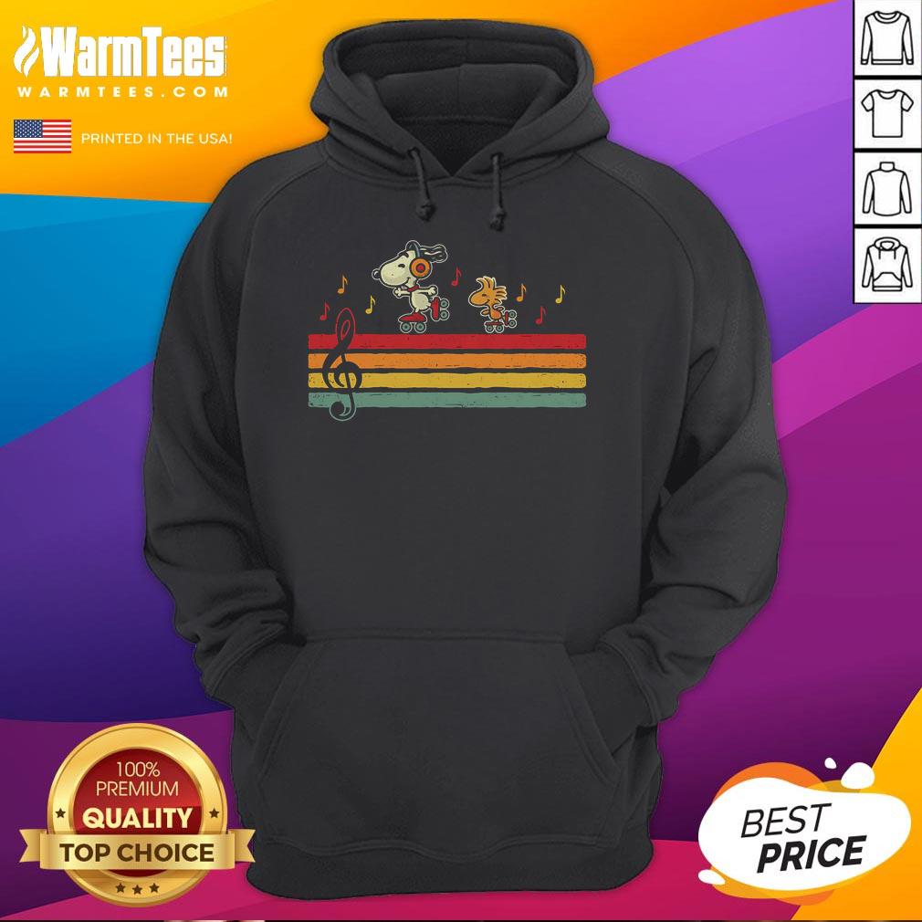 Nice Snoopy Woodstock Retro Beats T-Shirt - Image 2