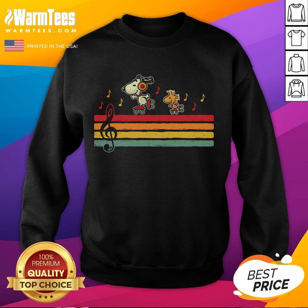 Nice Snoopy Woodstock Retro Beats T-Shirt - Image 5